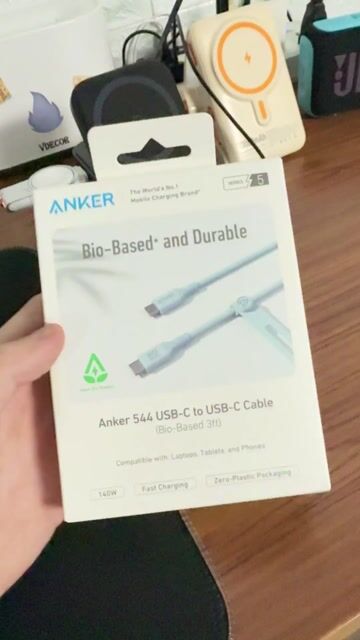 Cáp sạc Anker C to C 140W. Mua bán Phụ kiện (Màn hình, Chuột...) tại Thành phố Tam Kỳ Quảng Nam được đăng bởi Thân Vĩnh Tuấn hình 1
