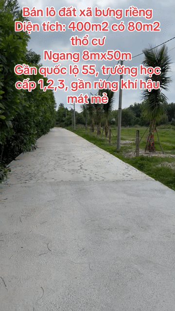 Mua bán Đất Huyện Xuyên Mộc Bà Rịa - Vũng Tàu diện tích 400 m² giá 1,18 tỷ