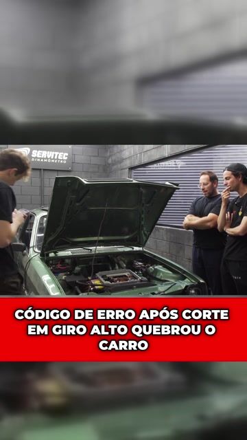 CÓDIGO DE ERRO APÓS CORTE EM GIRO ALTO QUEBROU O CARRO