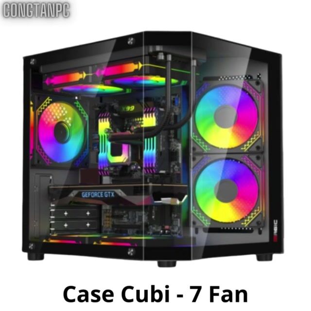 Case Bể Cá Cubi Đẹp - 7 Fan - Chỉ 410K/c (SL)