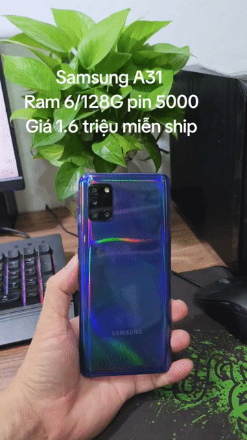 Samsung Galaxy A31 6GB/128GB màn zin full vân face. Mua bán Điện thoại tại Quận Hà Đông Hà Nội được đăng bởi Shop Điện Thoại Cũ Zin hình 1