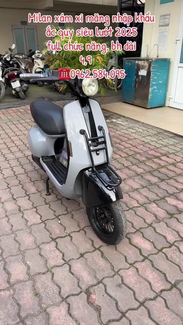 Xe máy điện Milan II 2025 màu Xám. Mua bán Xe điện tại Quận Bắc Từ Liêm Hà Nội được đăng bởi Xe điện Bình Phương hình 1