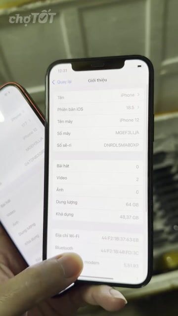 iPhone 12 Lock 64GB Đỏ, Đen - góp - giao lưu - shi. Mua bán Điện thoại tại Quận Gò Vấp Tp Hồ Chí Minh được đăng bởi Quảng Phạm Mua Iphone Lock và QT  HCM hình 1