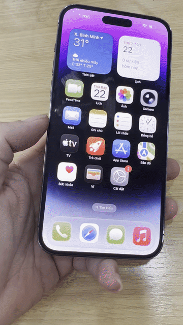 Cần tiền bán nhanh  iPhone 14 Pro Max 128 tím. Mua bán Điện thoại tại Huyện Trảng Bom Đồng Nai được đăng bởi Khánh hình 1