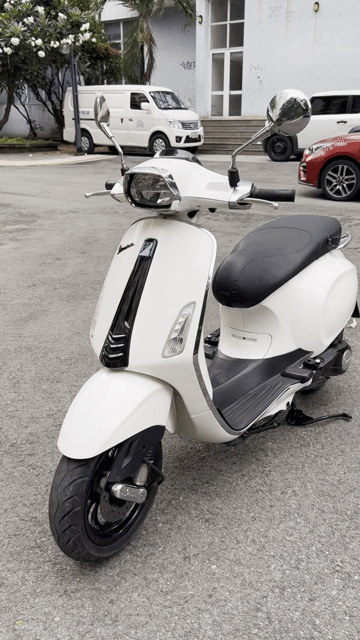 Vespa đầu vuông đèn Led 2 tầng BSTP số cặp. Mua bán Xe máy tại Quận 12 Tp Hồ Chí Minh được đăng bởi XE MÁY HẢI THANH hình 1