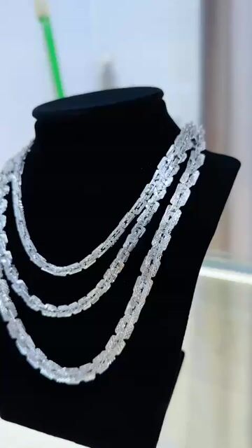 Dây chuyền Nữ Trắng xi kim. Mua bán Phụ kiện thời trang khác tại Thành phố Hà Tiên Kiên Giang được đăng bởi PHỤ KIỆN TRANG SỨC HQ hình 1