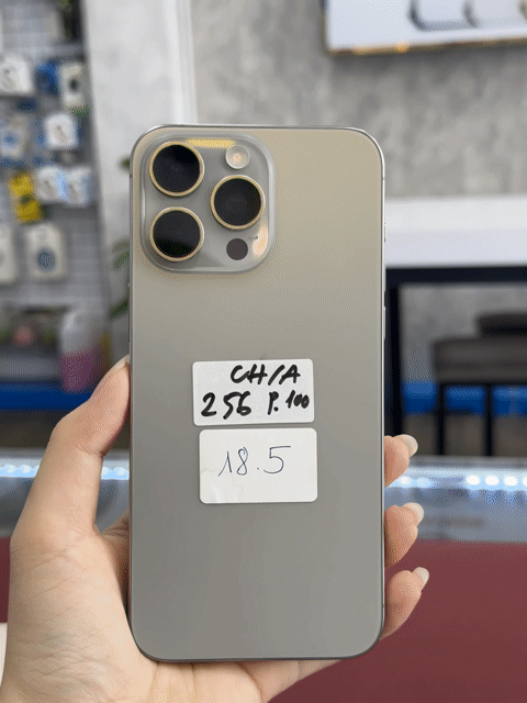 Apple iPhone 15 Pro Max 256GB Xám .Bản dùng sim VL. Mua bán Điện thoại tại Thành phố Thủ Dầu Một Bình Dương được đăng bởi Phong Le hình 1