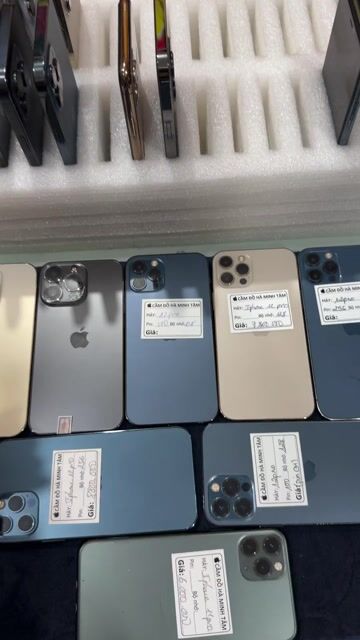 Apple iPhone 12 Pro Max 256GB Xanh. Mua bán Điện thoại tại Thành phố Thuận An Bình Dương được đăng bởi cầm đồ Hà Minh Tâm  hình 1