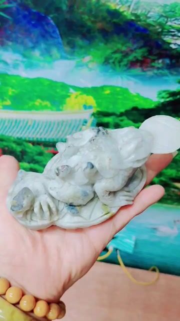 Tượng Thiềm Thừ Đá tự nhiên Xanh Coban. Mua bán Đồ sưu tầm, đồ cổ tại Quận Lê Chân Hải Phòng được đăng bởi Nguyễn Hiếu hình 1