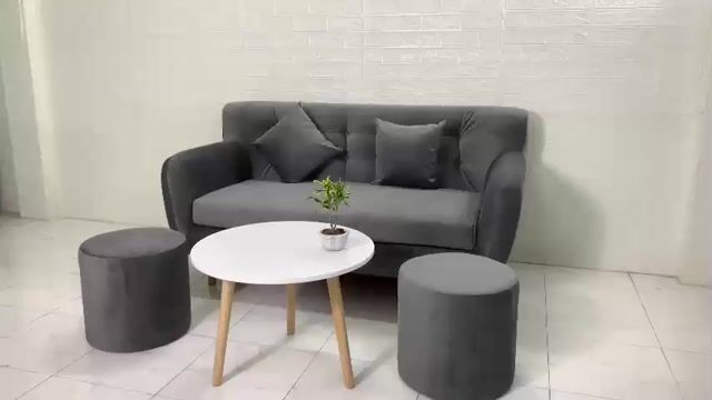 Bộ bàn ghế sofa băng 1m6 vải nhung xám đen ở HCM. Mua bán Bàn ghế tại Quận Gò Vấp Tp Hồ Chí Minh được đăng bởi Thế Giới Sofa Phước Nguyễn hình 1