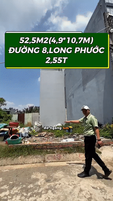 Mua bán Đất Thành phố Thủ Đức Tp Hồ Chí Minh diện tích 53 m² giá 2,55 tỷ