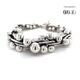 Silver Graduated Barbed Wire Bauble Bracelet 360 video