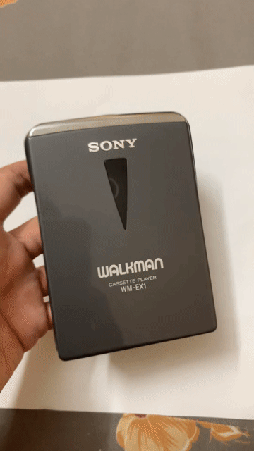 Máy nghe nhạc Sony WM-EX1 Xám. Mua bán Tivi, Âm thanh tại Quận Hai Bà Trưng Hà Nội được đăng bởi Hoàng Hải Anh hình 1