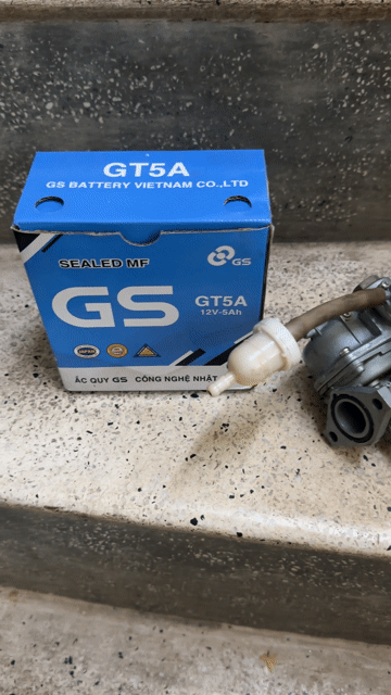 Ắc quy xe máy GS GT5A. Mua bán Phụ tùng xe tại Thành phố Huế Thừa Thiên Huế được đăng bởi Phan Huy hình 1