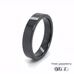 5mm Black Zirconia Ceramic Comfort Fit Wedding Ring 360 video