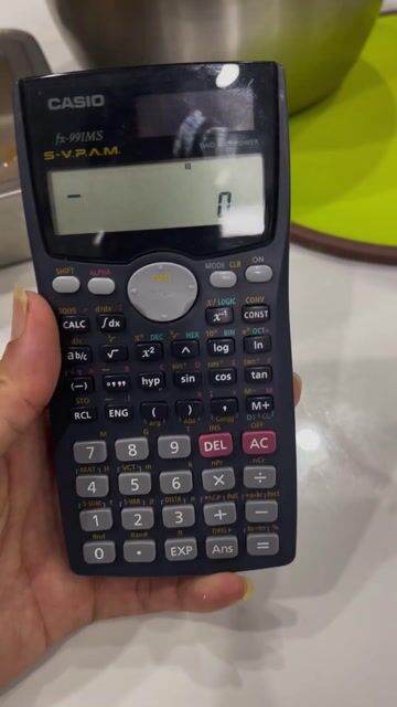 Máy tính khoa học Casio fx991ms Xám. Mua bán Đồ dùng văn phòng tại Quận Lê Chân Hải Phòng được đăng bởi Boy Cố Gắng hình 1