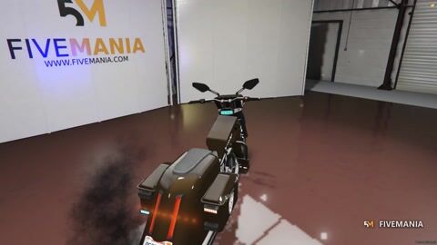 FIVEM Bag1b | Lore-Friendly Police Motorcycle Add-On | Working Lights | Saddlebags | Add-On | Optimized | Fivem Ready | High Quality, video preview
