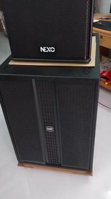 Sub hơi Rcf bass 5 tấc vỏ ván ép mới 100%. Mua bán Tivi, Âm thanh tại Quận 12 Tp Hồ Chí Minh được đăng bởi Audio Bùi Môn hình 1