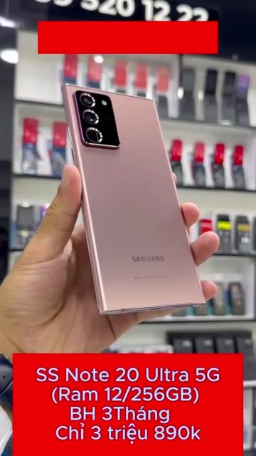 Samsung Note 20 Ultra 5G Ram 12GB BH 3 tháng. Mua bán Điện thoại tại Thành phố Bến Tre Bến Tre được đăng bởi TN Store hình 1