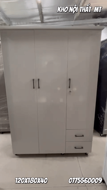 TỦ NHỰA 3 CÁNH GIÁ RẺ, New 100%. Mua bán Tủ, kệ gia đình tại Quận Cẩm Lệ Đà Nẵng được đăng bởi Kho Nội Thất MT  hình 1