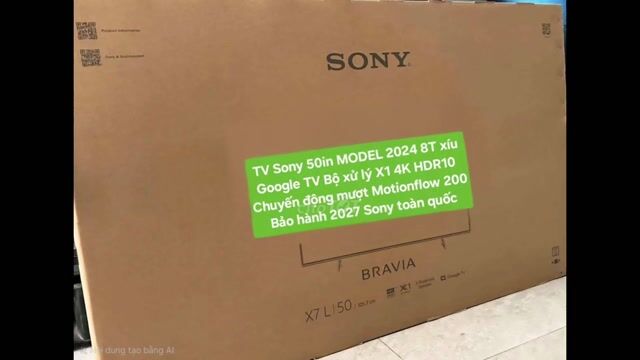 TV 4K Sony 50X77L 50in 4K Google TV Bảo Hành 2027. Mua bán Tivi, Âm thanh tại Quận 8 Tp Hồ Chí Minh được đăng bởi Nguyen nguyen hình 1