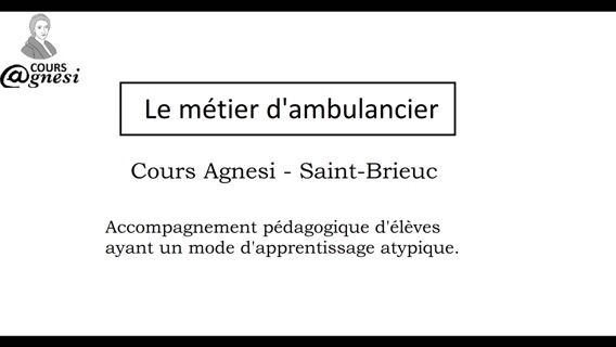 Le métier d'ambulancier