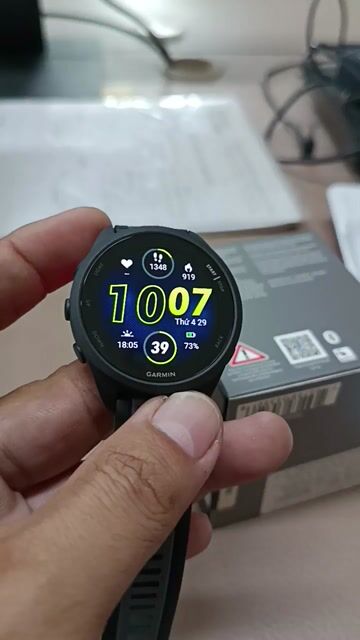 Garmin 165 Đen Likenew BH 27/04/2028. Mua bán Thiết bị đeo thông minh tại Quận Gò Vấp Tp Hồ Chí Minh được đăng bởi thùy hình 1