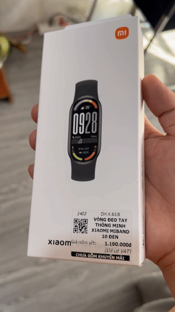 Xiaomi Mi Band 10 Đen. Mua bán Thiết bị đeo thông minh tại Quận Bình Tân Tp Hồ Chí Minh được đăng bởi Khang Nguyễn hình 1