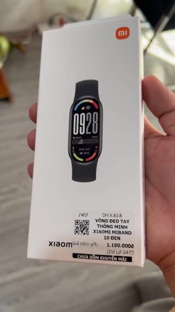 Xiaomi Mi Band 10 Đen. Mua bán Thiết bị đeo thông minh tại Quận Bình Tân Tp Hồ Chí Minh được đăng bởi Khang Nguyễn hình 1