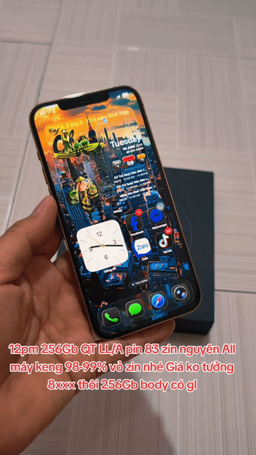 Apple iPhone 12 Pro Max 256GB Vàng máy zin ALL. Mua bán Điện thoại tại Thành phố Mỹ Tho Tiền Giang được đăng bởi LH Max Dilys hình 1