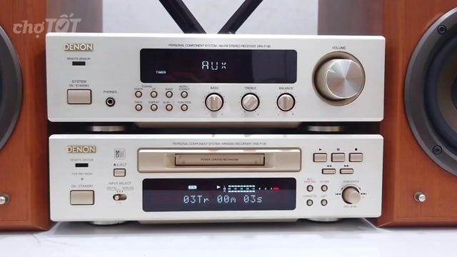 Bộ Denon F100. Loa, ampli,  MD. Tất cả rất mới.. Mua bán Tivi, Âm thanh tại Thành phố Thủ Dầu Một Bình Dương được đăng bởi Lê Nguyễn Audio hình 1
