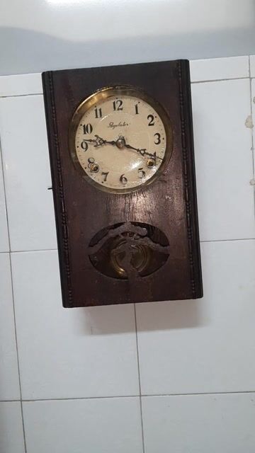 Đồng hồ treo tường xưa Regulator. Mua bán Nội thất, đồ gia dụng khác tại Quận 10 Tp Hồ Chí Minh được đăng bởi HUY VŨ hình 1