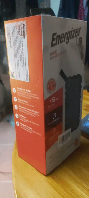 Pin dự phòng tích hợp Speaker USA-Mỹ hãg Energizer. Mua bán Phụ kiện (Màn hình, Chuột...) tại Quận Đống Đa Hà Nội được đăng bởi Anh Nam hình 1