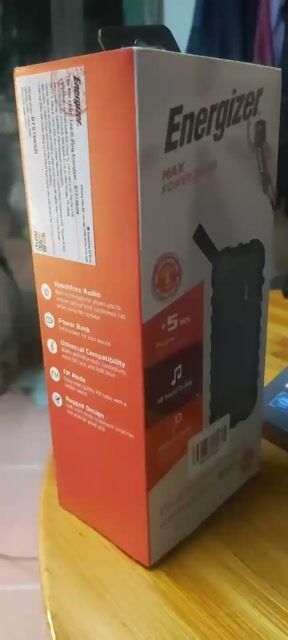 Pin dự phòng tích hợp Speaker USA-Mỹ hãg Energizer. Mua bán Phụ kiện (Màn hình, Chuột...) tại Quận Đống Đa Hà Nội được đăng bởi Anh Nam hình 1