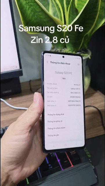 Samsung S20 FE 256GB Màn zin đẹp full chức năng. Mua bán Điện thoại tại Quận Hà Đông Hà Nội được đăng bởi Shop Điện Thoại Cũ Zin hình 1