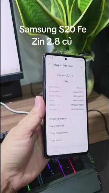 Samsung S20 FE 256GB Màn zin đẹp full chức năng. Mua bán Điện thoại tại Quận Hà Đông Hà Nội được đăng bởi Shop Điện Thoại Cũ Zin hình 1