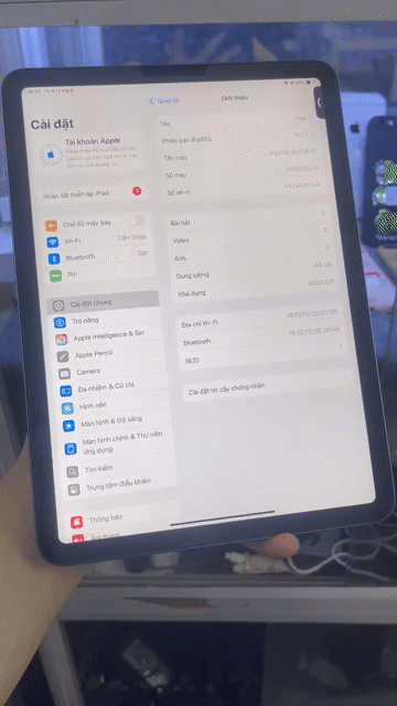 Apple iPad Air 5 M1 10.9 inch 8GB/64GB Xanh WiFi. Mua bán Máy tính bảng tại Quận Đống Đa Hà Nội được đăng bởi thắng mobile mua bán điện thoại hình 1
