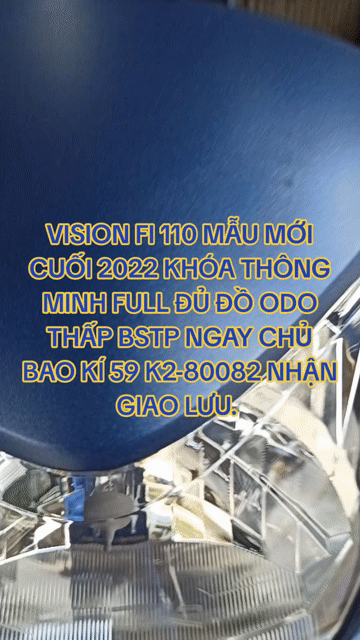 VISION FI 110 MẪU MỚI CUỐI 2022 SMK BSTP 9CHỦ ZIN.. Mua bán Xe máy tại Quận Bình Tân Tp Hồ Chí Minh được đăng bởi LÊ TRUNG VIỄN. hình 1