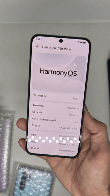 Huawei P50E 8/128GB. Mua bán Điện thoại tại Quận Thanh Xuân Hà Nội được đăng bởi Đỗ Mạnh Nhuận hình 1