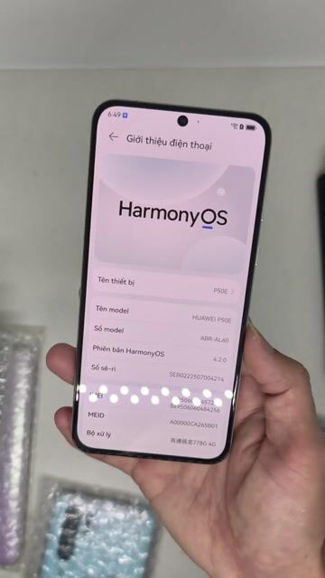 Huawei P50E 8/128GB. Mua bán Điện thoại tại Quận Thanh Xuân Hà Nội được đăng bởi Đỗ Mạnh Nhuận hình 1