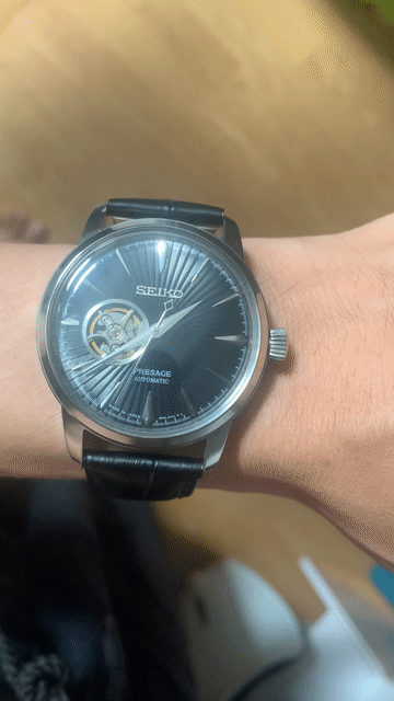 Đồng hồ Seiko Presage Automatic dây da đen. Mua bán Đồng hồ tại Quận Bình Thuỷ Cần Thơ được đăng bởi Long Vu hình 1