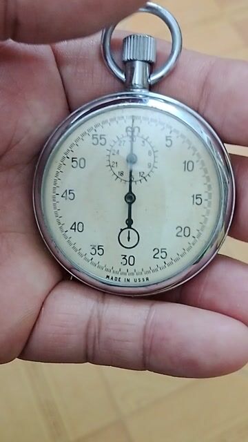 Đồng hồ bấm giây Kim loại Liên Xô made in USSR. Mua bán Đồ sưu tầm, đồ cổ tại Quận Tân Bình Tp Hồ Chí Minh được đăng bởi AHuy hình 1