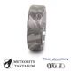 8mm Chamfered Muonionalusta Meteorite Tantalum Ring 360 Video two