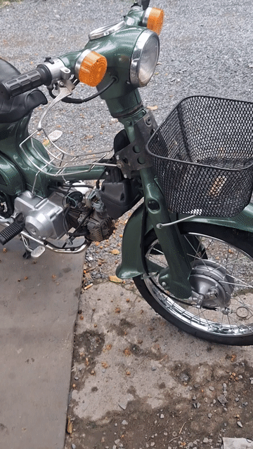 Honda Super Cub Xanh lá Cổ điển. Mua bán Xe máy tại Thị xã Tân Uyên Bình Dương được đăng bởi hon đa hình 1