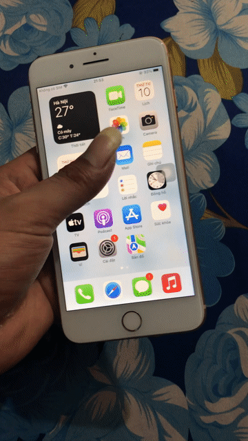 Apple iPhone 8 Plus 64GB Vàng hồng. Mua bán Điện thoại tại Thành phố Biên Hòa Đồng Nai được đăng bởi Hoàng Dũng hình 1