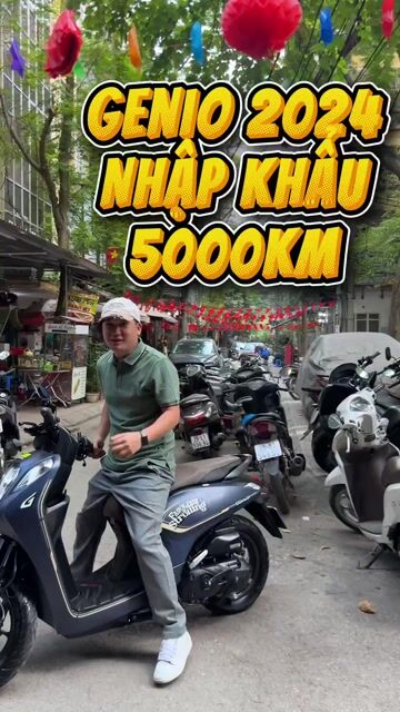 Honda Genio 2024 Xanh 5000km Cực Mới 29BH. Mua bán Xe máy tại Quận Ba Đình Hà Nội được đăng bởi Xe Máy Nam Thi hình 1