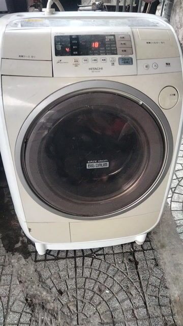 Máy giặt sấy Hitachi BD-V2100 9/6kg Trắng kem. Mua bán Máy giặt tại Quận Liên Chiểu Đà Nẵng được đăng bởi điện lạnh 22 đà sơn hình 1