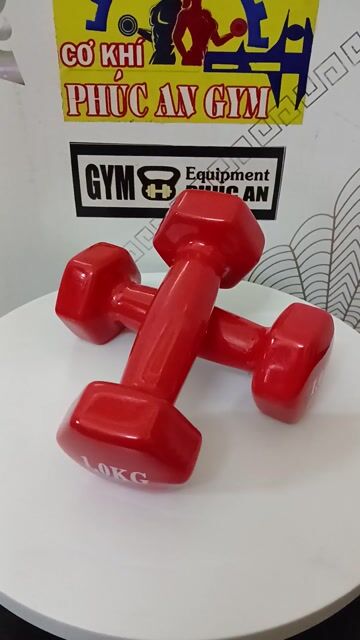 Tạ tay Phúc An Gym 1.0KG Đỏ. Mua bán Đồ thể thao, Dã ngoại tại Quận Nam Từ Liêm Hà Nội được đăng bởi cao trang hình 1