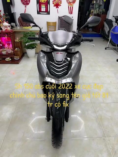 SH 150 ABS 2022 CHÍNH CHỦ GIÁ TỐT 81 TR CÓ FIX. Mua bán Xe máy tại Thành phố Vũng Tàu Bà Rịa - Vũng Tàu được đăng bởi XE MÁY BẢO THANH  TPVŨNG TÀU hình 1