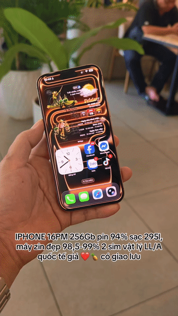 Apple iPhone 16 Pro Max 256GB Gold 2 sim vl pin 94. Mua bán Điện thoại tại Thành phố Mỹ Tho Tiền Giang được đăng bởi LH Max Dilys hình 1